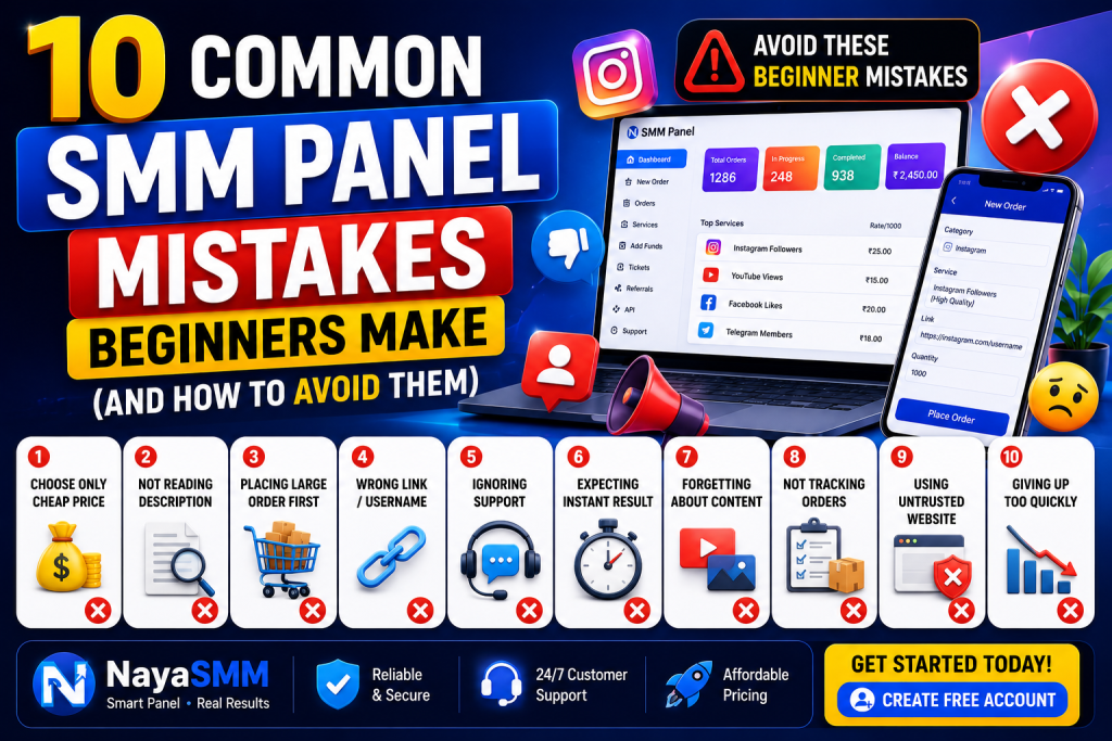 Common SMM Panel Mistakes Beginners Should Avoid