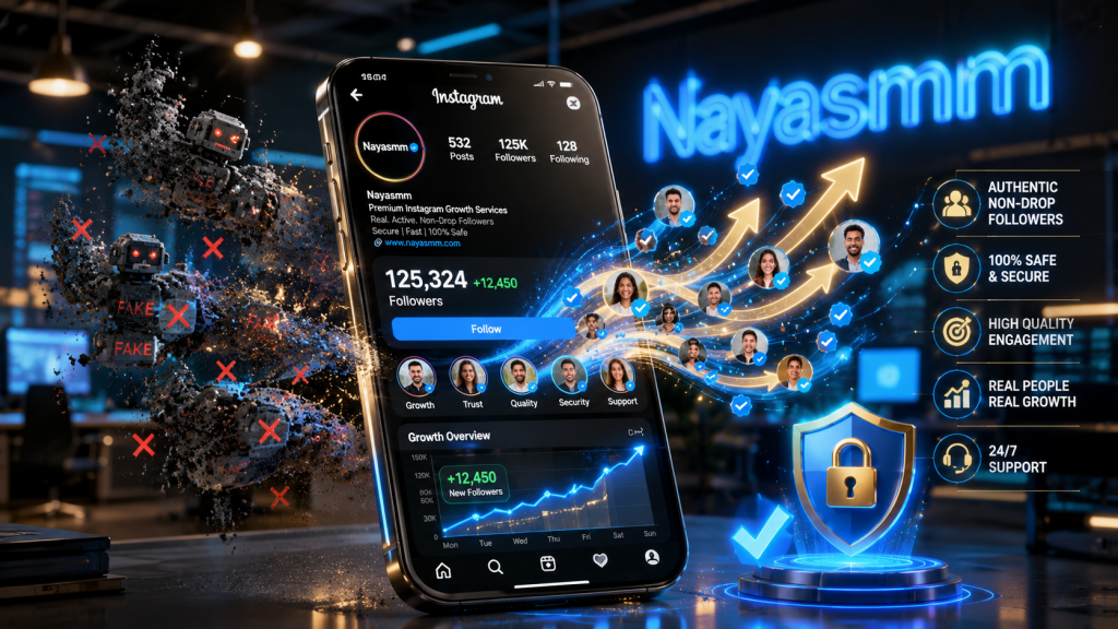 NayaSMM reliable digital dashboard delivering high quality non drop Instagram followers over fake bot panels